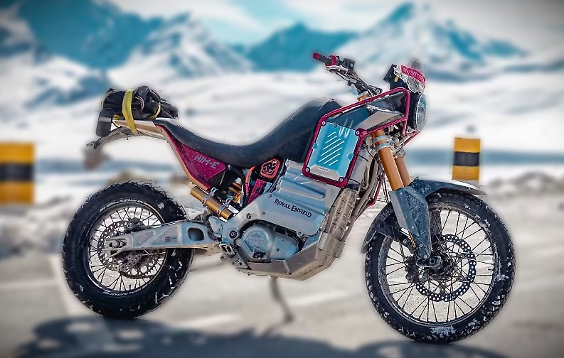 Royal Enfield Himalayan Electric – Features & Expected Price in India (2026–27) blur himalayan electric right front three quarter